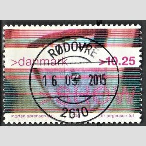 FRIM�RKER DANMARK | 2001 - AFA 1290 - Show - 10,25 Kr. piercing - Pragt Stemplet R�dovre