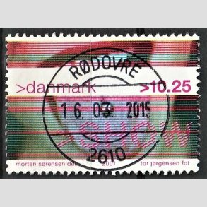 FRIM�RKER DANMARK | 2001 - AFA 1290 - Show - 10,25 Kr. piercing - Pragt Stemplet R�dovre