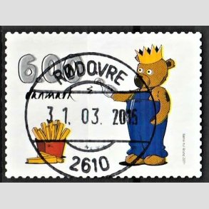 FRIM�RKER DANMARK | 2011 - AFA 1668 - B�rne-tv - 6,00 Kr. flerfarvet - Lux Stemplet R�dovre