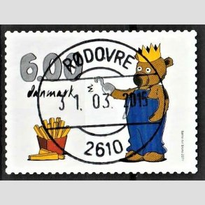 FRIM�RKER DANMARK | 2011 - AFA 1668 - B�rne-tv - 6,00 Kr. flerfarvet - Lux Stemplet R�dovre