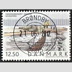 FRIMRKER DANMARK | 2004 - AFA 1403 - Vikingeskibsmuseet - 12,50 Kr. Udgravning - Pragt Stemplet Brndby