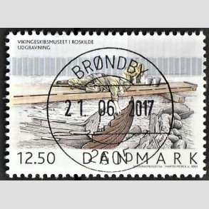 FRIMRKER DANMARK | 2004 - AFA 1403 - Vikingeskibsmuseet - 12,50 Kr. Udgravning - Pragt Stemplet Brndby