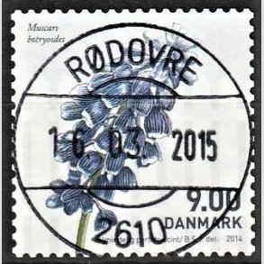 FRIM�RKER DANMARK | 2014 - AFA 1767 - For�rsblomster - 9,00 Kr. flerfarvet - Pragt Stemplet 