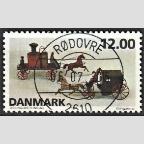 FRIMRKER DANMARK | 1995 - AFA 1106 - Dansk legetj - 12,00 Kr. flerfarvet - Pragt Stemplet Rdovre