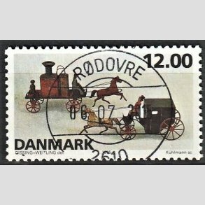 FRIMRKER DANMARK | 1995 - AFA 1106 - Dansk legetj - 12,00 Kr. flerfarvet - Pragt Stemplet Rdovre