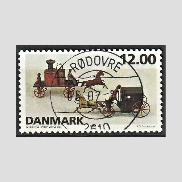 FRIMRKER DANMARK | 1995 - AFA 1106 - Dansk legetj - 12,00 Kr. flerfarvet - Pragt Stemplet Rdovre