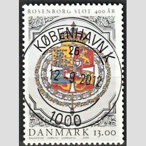 FRIM�RKER DANMARK | 2006 - AFA 1465 - Rosenborg Slot 400 �r. - 13,00 Kr. Rigsv�bnet - Pragt Stemplet 