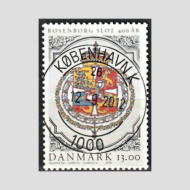 FRIMRKER DANMARK | 2006 - AFA 1465 - Rosenborg Slot 400 r. - 13,00 Kr. Rigsvbnet - Pragt Stemplet 