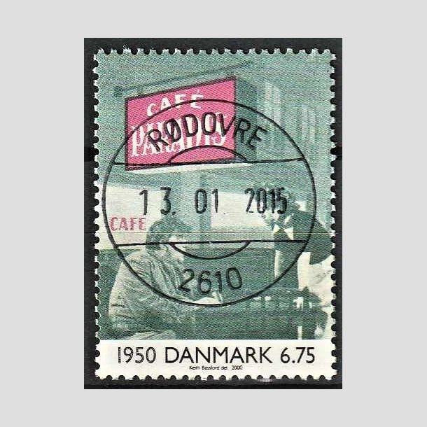 FRIMRKER DANMARK | 2000 - AFA 1259 - 1900 tallet serie 3 - 6,75 Kr. Dansk film - Pragt Stemplet