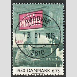FRIMRKER DANMARK | 2000 - AFA 1259 - 1900 tallet serie 3 - 6,75 Kr. Dansk film - Pragt Stemplet