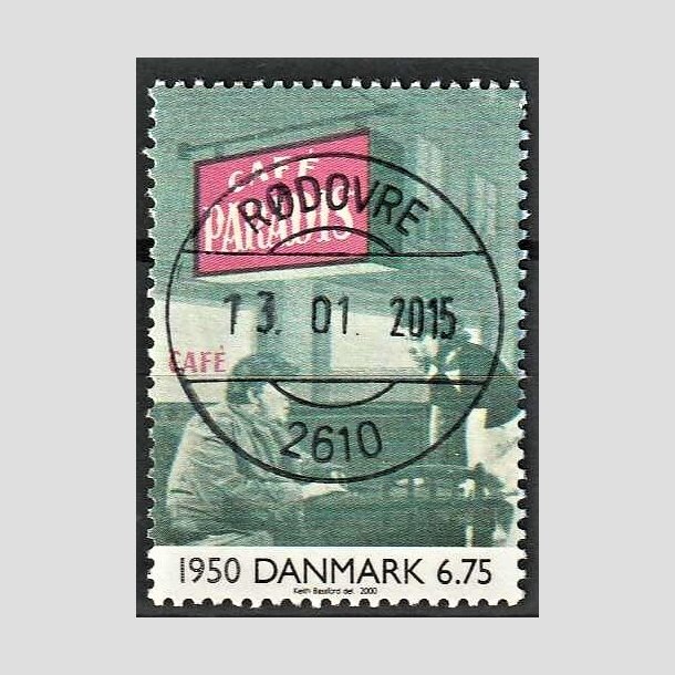 FRIMRKER DANMARK | 2000 - AFA 1259 - 1900 tallet serie 3 - 6,75 Kr. Dansk film - Pragt Stemplet