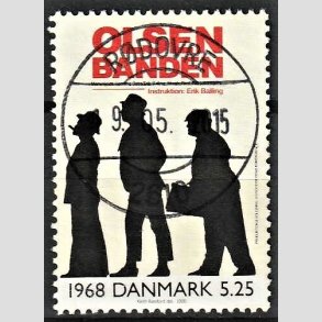 FRIMRKER DANMARK | 2000 - AFA 1268 - 1900-tallet serie 4 - 5,25 Kr. flerfarvet - Pragt Stemplet