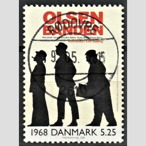 FRIMRKER DANMARK | 2000 - AFA 1268 - 1900-tallet serie 4 - 5,25 Kr. flerfarvet - Pragt Stemplet