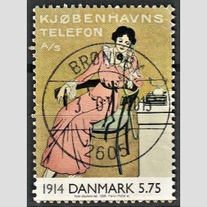 FRIMRKER DANMARK | 2000 - AFA 1238 - 1900-tallet serie 1 - 5,75 Kr. flerfarvet - Pragt Stemplet