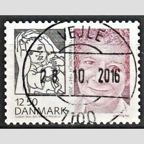 FRIMRKER DANMARK | 2010 - AFA 1635E - Store danskere 3. - 12,50 Kr. Dea Trier Mrch - Pragt Stemplet Vejle