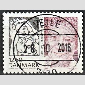 FRIMRKER DANMARK | 2010 - AFA 1635E - Store danskere 3. - 12,50 Kr. Dea Trier Mrch - Pragt Stemplet Vejle