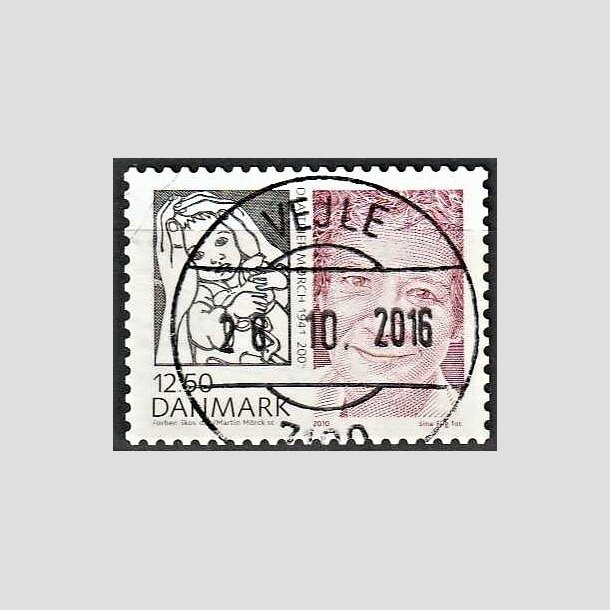 FRIMRKER DANMARK | 2010 - AFA 1635E - Store danskere 3. - 12,50 Kr. Dea Trier Mrch - Pragt Stemplet Vejle