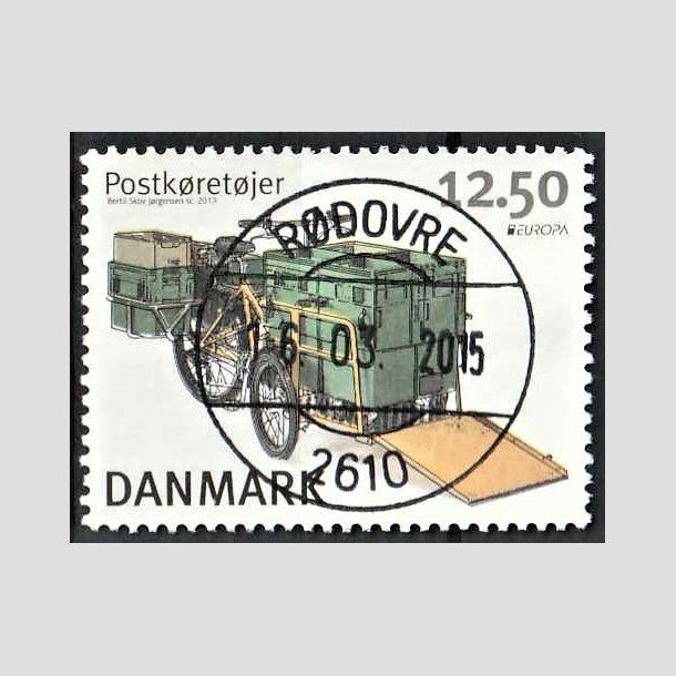 FRIMRKER DANMARK | 2013 - AFA 1741 - Postkretjer - 12,50 Kr. flerfarvet - Pragt Stemplet