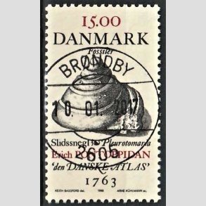 FRIM�RKER DANMARK | 1998 - AFA 1194 - Fossiler - 15,00 Kr. flerfarvet - Lux Stemplet