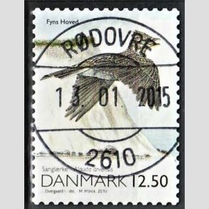 FRIMRKER DANMARK | 2010 - AFA 1602E - Danmarks natur - 12,50 Kr. flerfarvet - Lux Stemplet