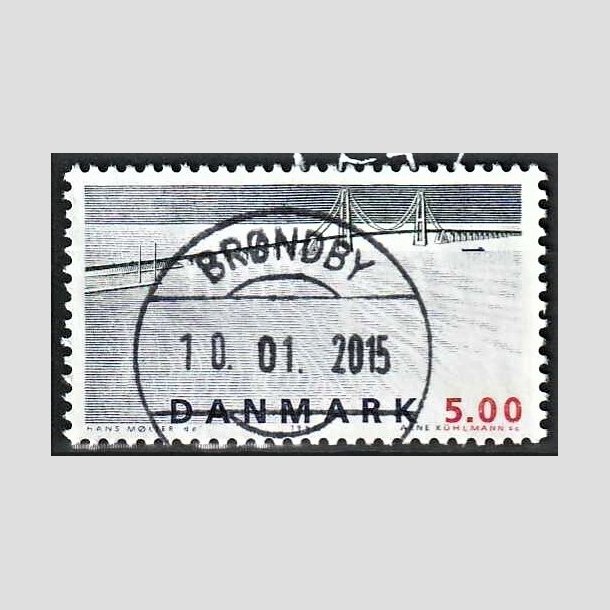 FRIMRKER DANMARK | 1998 - AFA 1175 - Storebltsforbindelsen - 5,00 Kr. stbroen - Lux Stemplet