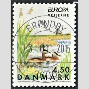 FRIM�RKER DANMARK | 1999 - AFA 1209 - Naturreservater - 4,50 Kr. Vejlerne - Pragt Stemplet