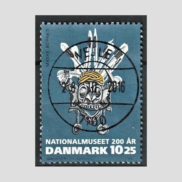 FRIMRKER DANMARK | 2007 - AFA 1504 - Nationalmuseet 200 r. - 10,25 Kr. flerfarvet - Pragt Stemplet Vejle