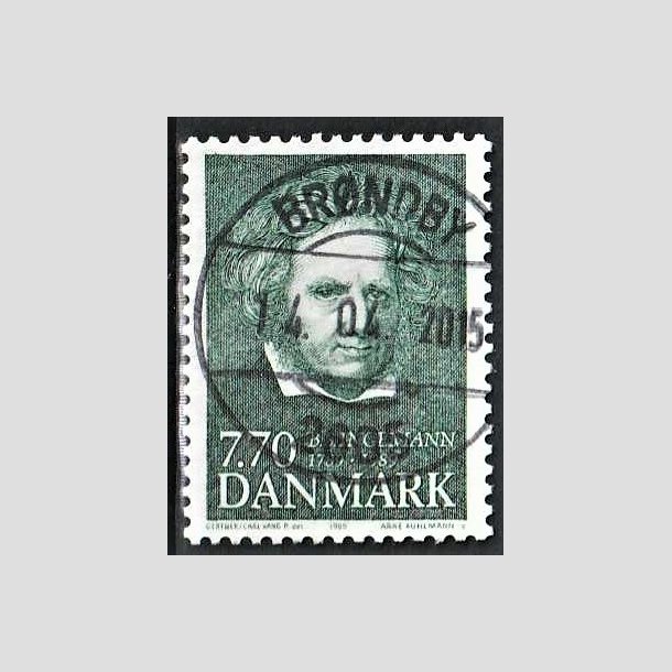 FRIMRKER DANMARK | 1989 - AFA 945 - B. S. Ingemann - 7,70 Kr. grn - Pragt Stemplet 