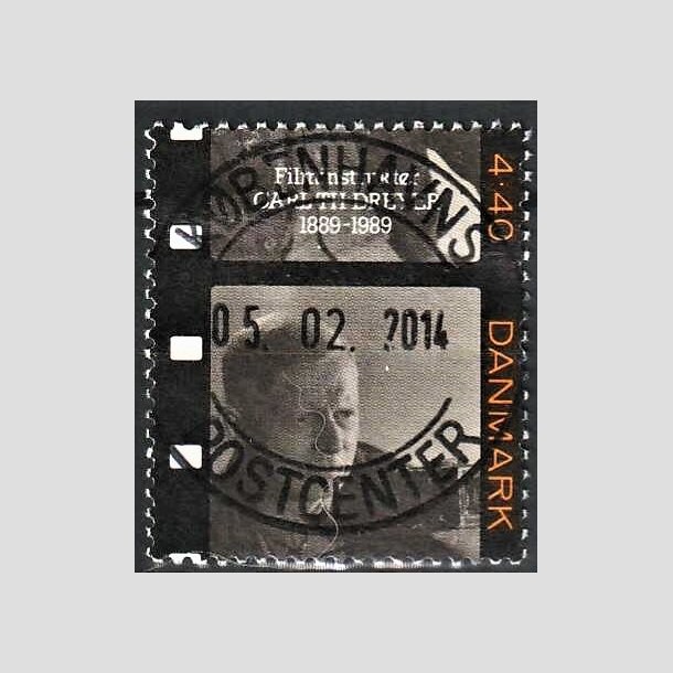 FRIMRKER DANMARK | 1989 - AFA 948 - Dansk film - 4,40 Kr. sort/orange/brunlig - Lux Stemplet 