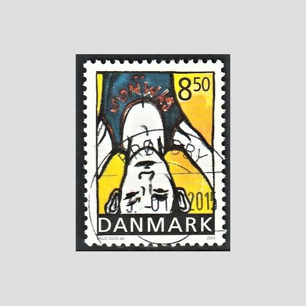FRIMRKER DANMARK | 2002 - AFA 1344 - Sport og ungdom - 8,50 Kr. Atletik - Pragt Stemplet