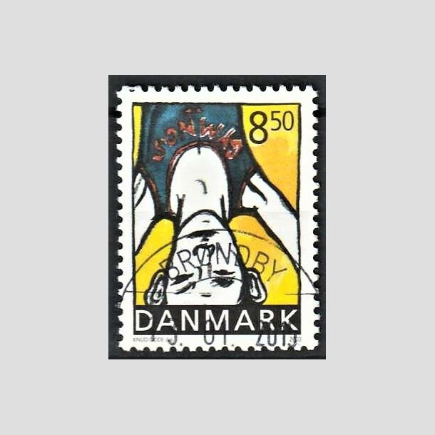 FRIMRKER DANMARK | 2002 - AFA 1344 - Sport og ungdom - 8,50 Kr. Atletik - Pragt Stemplet