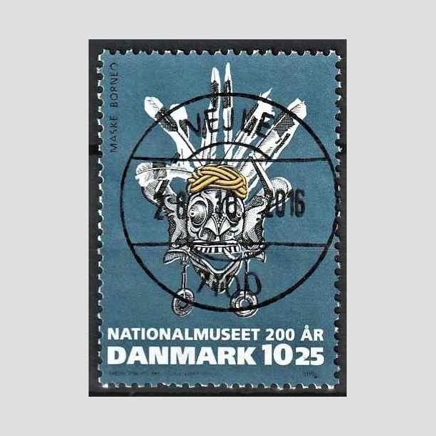 FRIMRKER DANMARK | 2007 - AFA 1504 - Nationalmuseet 200 r. - 10,25 Kr. flerfarvet - Pragt Stemplet Vejle