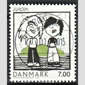 FRIM�RKER DANMARK | 2006 - AFA 1483 - Europam�rker b�rn/unge - 7,00 Kr. flerfarvet - Pragt Stemplet 