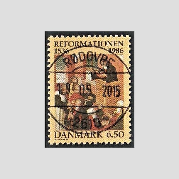 FRIMRKER DANMARK | 1986 - AFA 874 - Reformationen - 6,50 Kr. flerfarvet - Pragt Stemplet