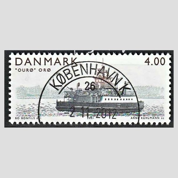 FRIMRKER DANMARK | 2001 - AFA 1300 - frger - 4,00 Kr. Our - Lux Stemplet 