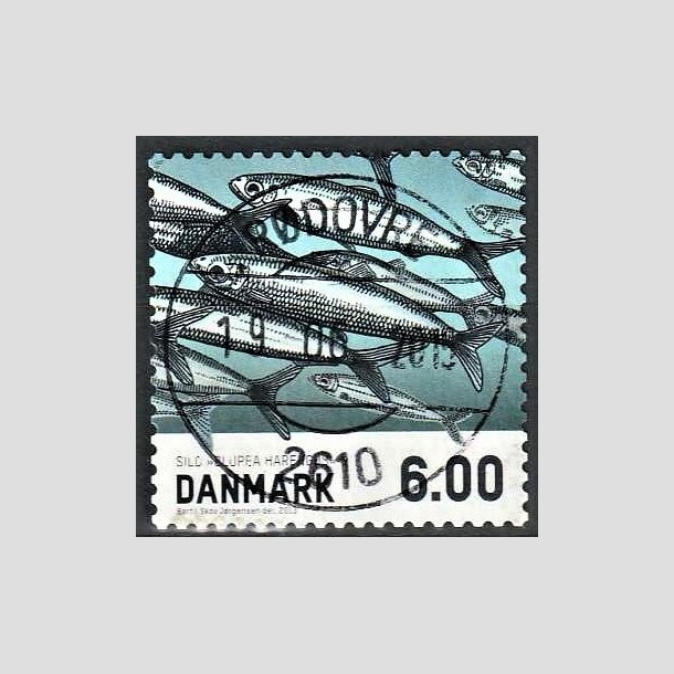 FRIMRKER DANMARK | 2013 - AFA 1726 - Fisk - 6,00 Kr. sild - Pragt Stemplet