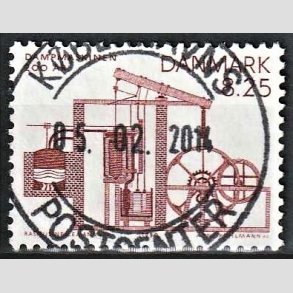 FRIMRKER DANMARK | 1990 - AFA 961 - Dampmaskinen 200 r. - 8,25 Kr. brunrd - Lux Stemplet