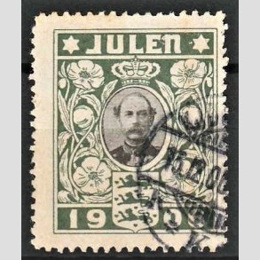 JULEM�RKER DANMARK | 1906 - Kong Christian IX - Stemplet