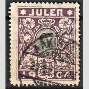 JULEMRKER DANMARK | 1904 - Dronning Louise - Stemplet