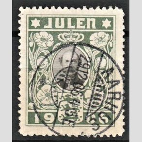 JULEM�RKER DANMARK | 1906 - Kong Christian IX - Stemplet