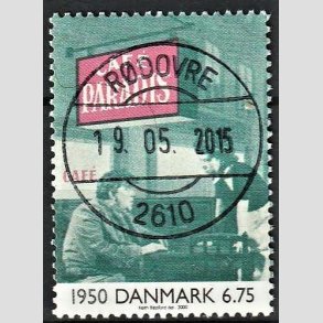 FRIMRKER DANMARK | 2000 - AFA 1259 - 1900 tallet serie 3 - 6,75 Kr. Dansk film - Pragt Stemplet