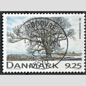 FRIM�RKER DANMARK | 1999 - AFA 1199 - Danske l�vtr�er - 9,25 Kr. flerfarvet - Pragt Stemplet