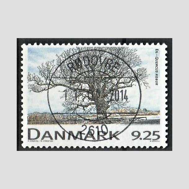 FRIMRKER DANMARK | 1999 - AFA 1199 - Danske lvtrer - 9,25 Kr. flerfarvet - Pragt Stemplet