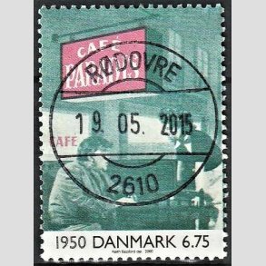 FRIMRKER DANMARK | 2000 - AFA 1259 - 1900 tallet serie 3 - 6,75 Kr. Dansk film - Pragt Stemplet