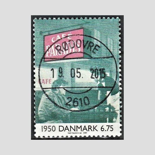 FRIMRKER DANMARK | 2000 - AFA 1259 - 1900 tallet serie 3 - 6,75 Kr. Dansk film - Pragt Stemplet