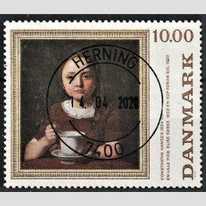 FRIMRKER DANMARK | 1989 - AFA 950 - Maleriserie 3 - 10,00 Kr. flerfarvet - Lux Stemplet Herning