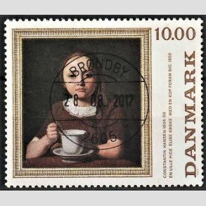 FRIMRKER DANMARK | 1989 - AFA 950 - Maleriserie 3 - 10,00 Kr. flerfarvet - Lux Stemplet Brndby