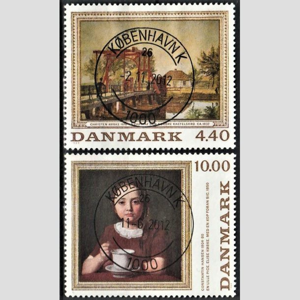 FRIMRKER DANMARK | 1989 - AFA 949+950 - Maleriserie 3. - 4,40+ 10,00 kr. flerfarvet - Pragt Stemplet Kbenhavn K