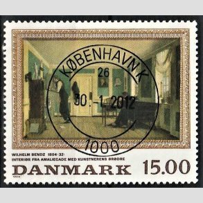 FRIMRKER DANMARK | 1994 - AFA 1082 - Maleriserie 7 - 15,00 Kr. flerfarvet - Pragt Stemplet Kbenhavn K