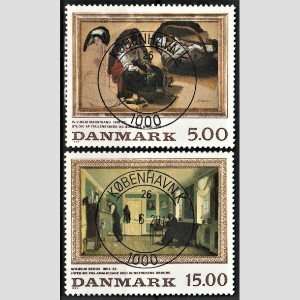 FRIMRKER DANMARK | 1994 - AFA 1081+1082 - Maleriserie 7. - 5,00 + 10,00 kr. flerfarvet - Pragt Stemplet Kbenhavn K